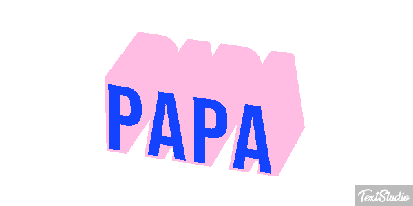 Papa Effet de texte