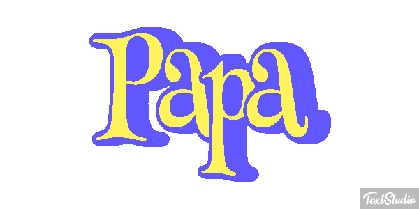 Papa Effet de texte