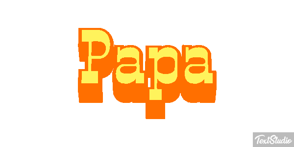 Papa Effet de texte