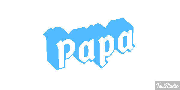 Papa Effet de texte