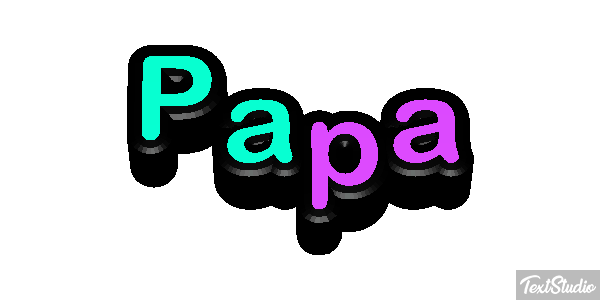 Papa Effet de texte