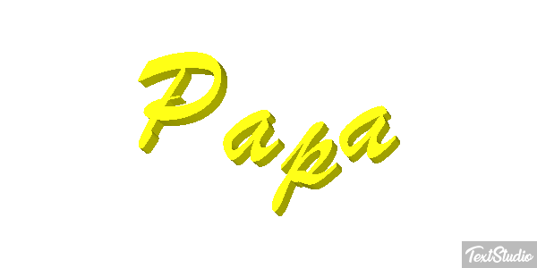Papa Effet de texte