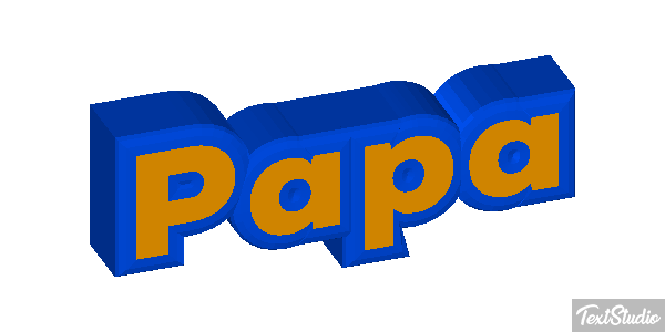 Papa Effet de texte