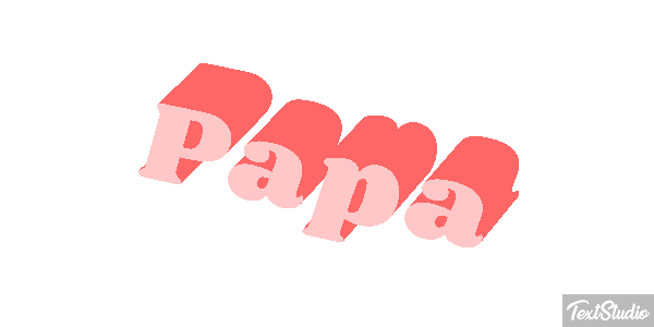 Papa Effet de texte