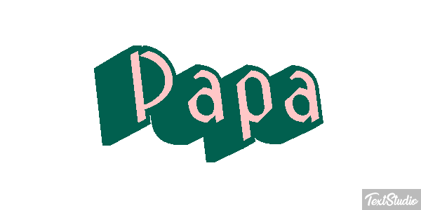 Papa Effet de texte