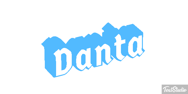 Danta テキスト効果