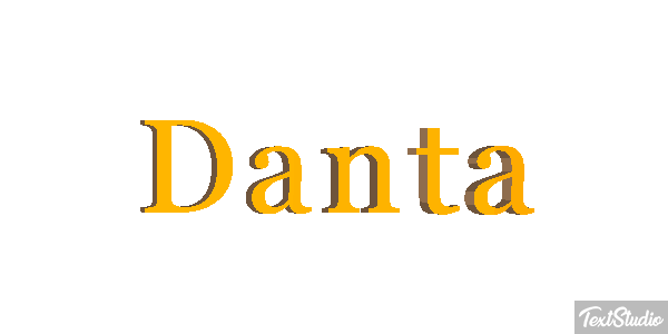 Danta テキスト効果
