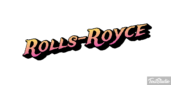 Rolls-Royce Effetto testo
