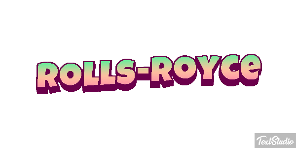 Rolls-Royce Effetto testo