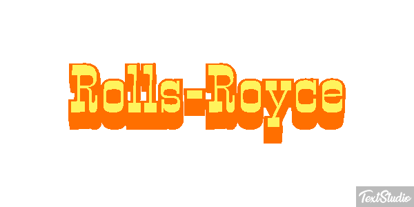Rolls-Royce Effetto testo