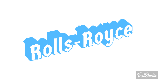 Rolls-Royce Effetto testo