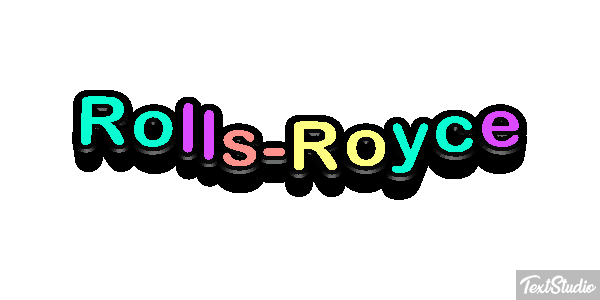 Rolls-Royce Effetto testo