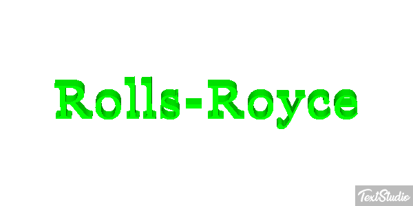 Rolls-Royce Effetto testo
