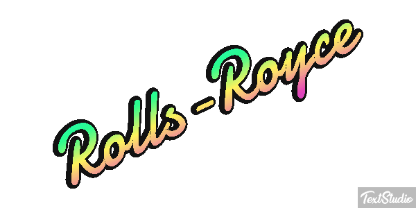 Rolls-Royce Effetto testo