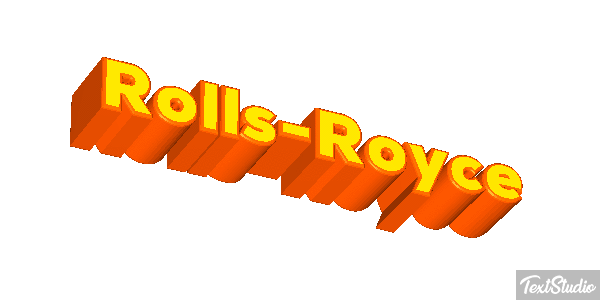 Rolls-Royce Effetto testo