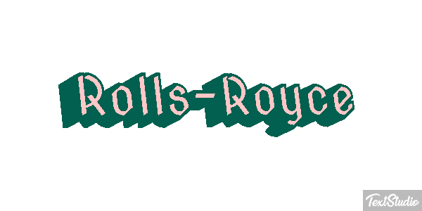 Rolls-Royce Effetto testo