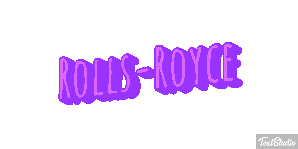 Rolls-Royce Effetto testo