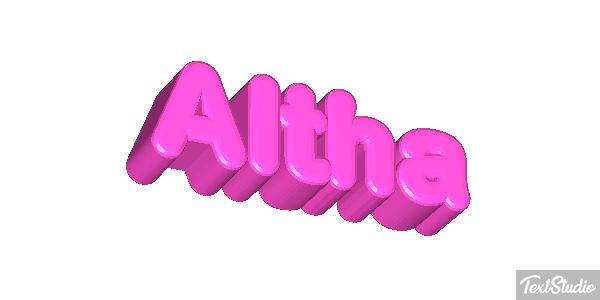 Altha Text effect