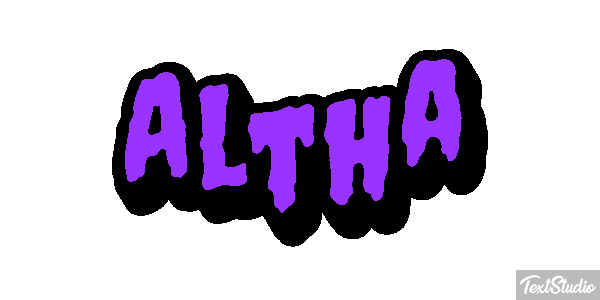 Altha Text effect