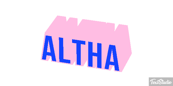 Altha Text effect