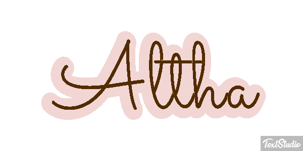 Altha Text effect