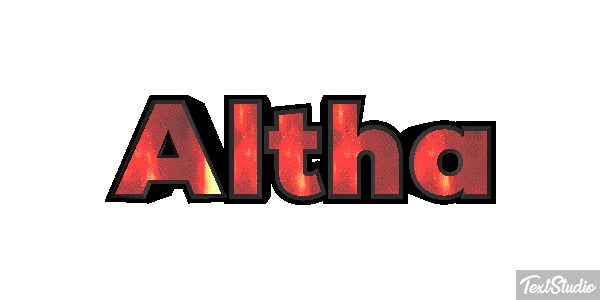 Altha Text effect