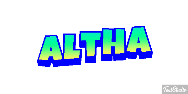 Altha Text effect