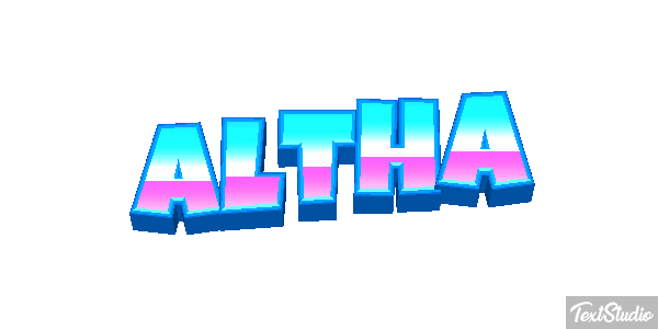 Altha Text effect