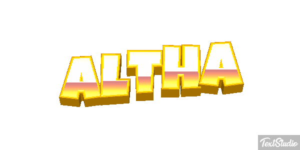 Altha Text effect