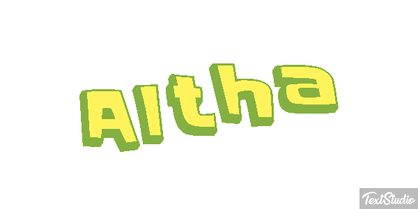 Altha Text effect