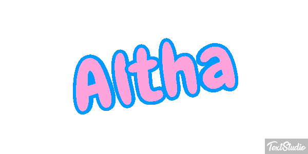 Altha Text effect