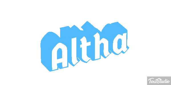 Altha Text effect
