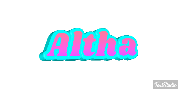 Altha Text effect