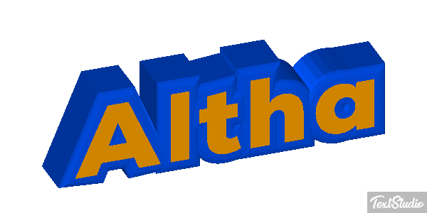 Altha Text effect