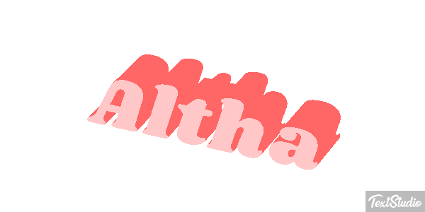 Altha Text effect