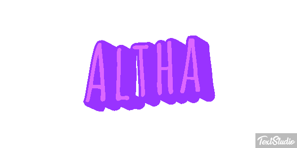 Altha Text effect