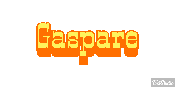 Gaspare Effetto testo