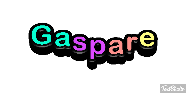 Gaspare Effetto testo