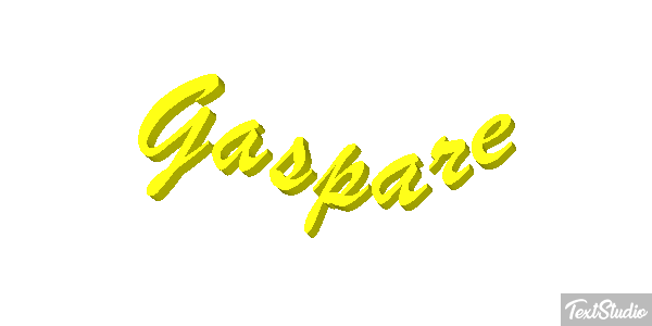 Gaspare Effetto testo