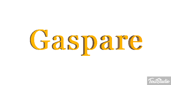 Gaspare Effetto testo