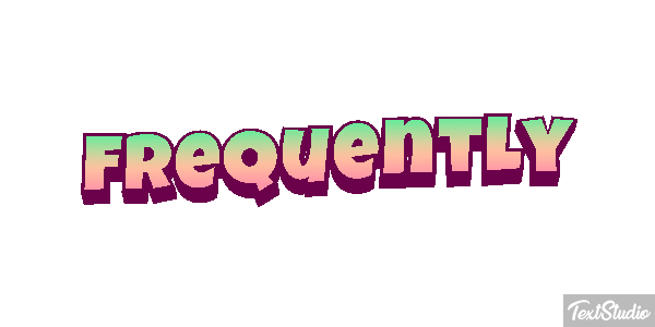 Frequently Текстовый эффект