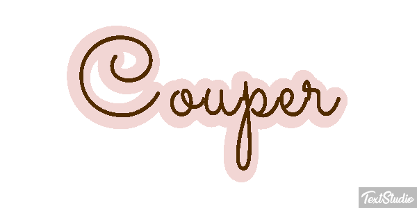Couper テキスト効果