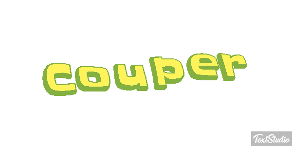 Couper テキスト効果