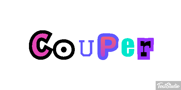 Couper テキスト効果