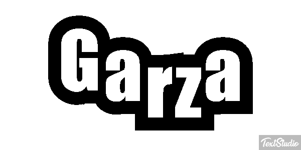 Garza Efecto de texto