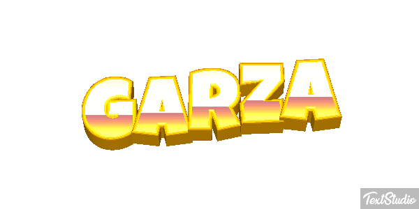Garza Efecto de texto