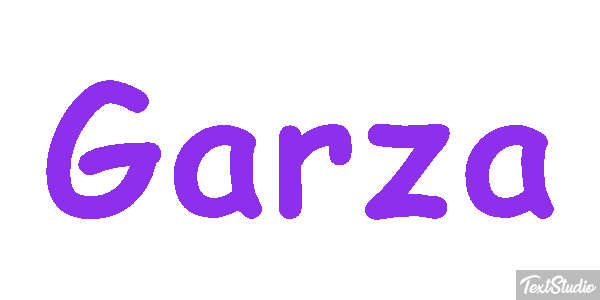 Garza Efecto de texto
