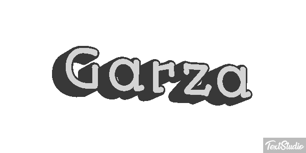 Garza Efecto de texto
