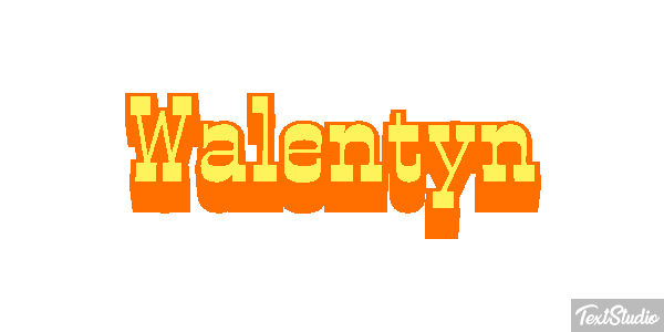 Walentyn Efekt tekstowy