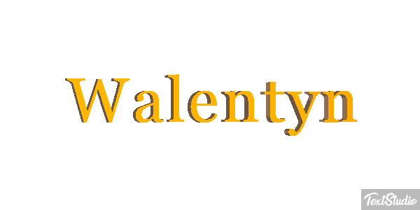 Walentyn Efekt tekstowy